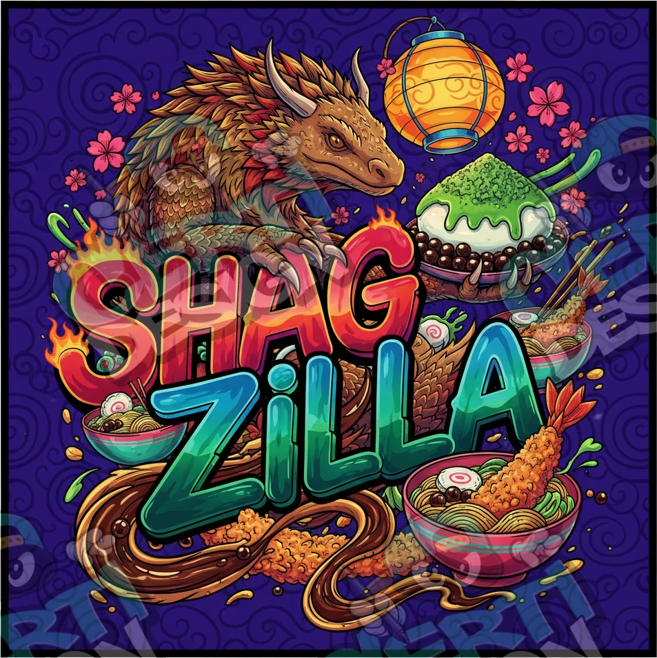 Shagzilla Pre-Made 3.5g Square Mylar Bags