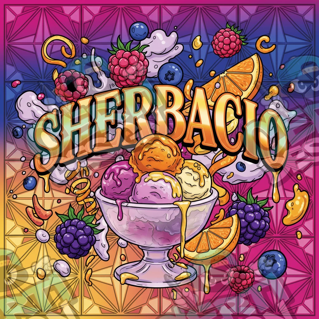 Sherbacio Pre-Made 3.5g Square Mylar Bags