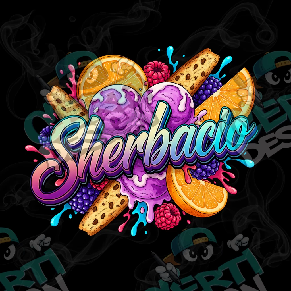 Sherbacio Pre-Made 3.5g Square Mylar Bags