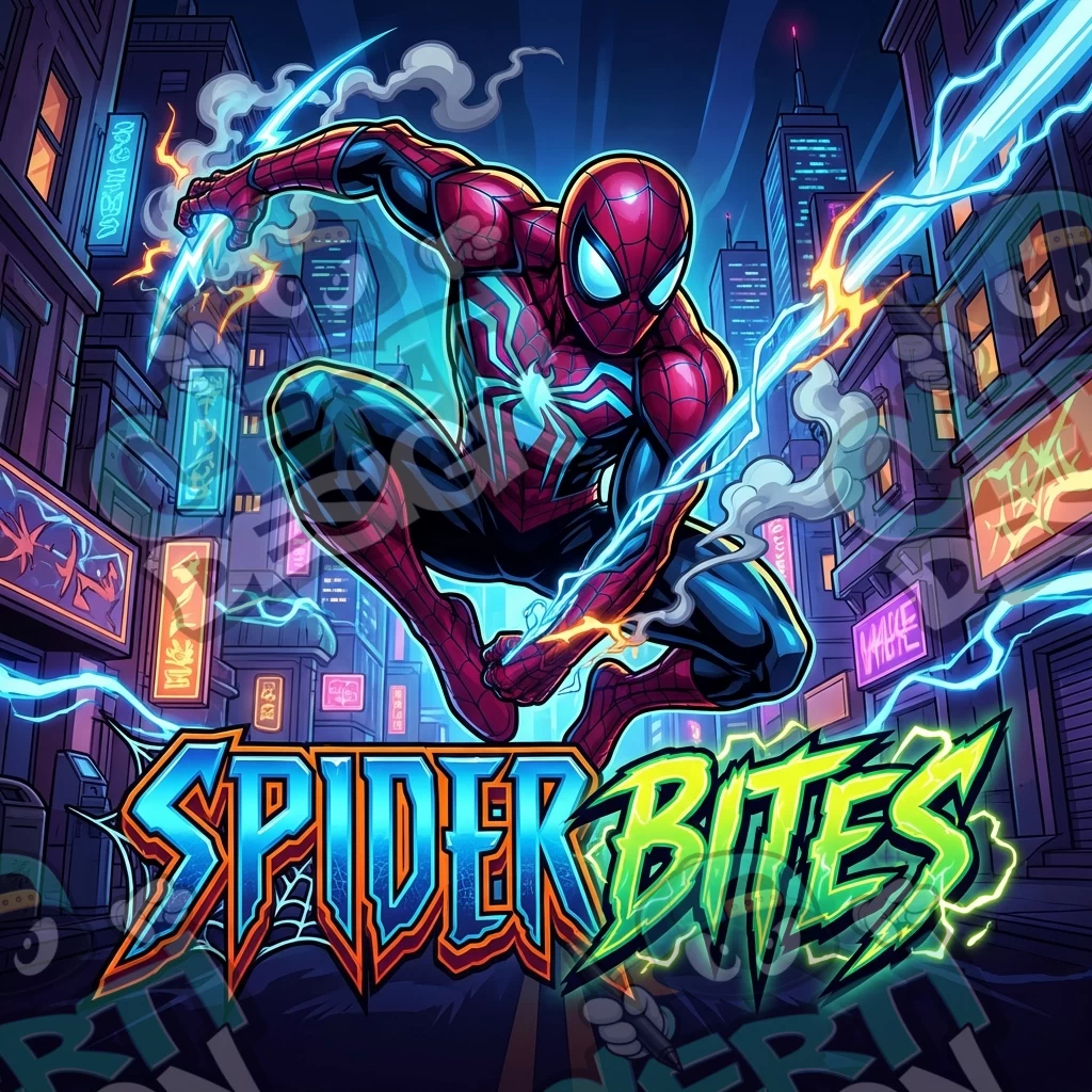 Spider Bites Pre-Made 3.5g Square Mylar Bags