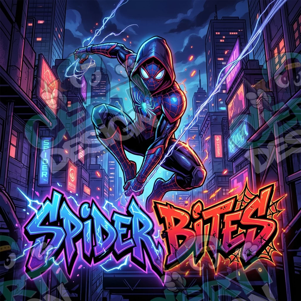 Spider Bites Pre-Made 3.5g Square Mylar Bags