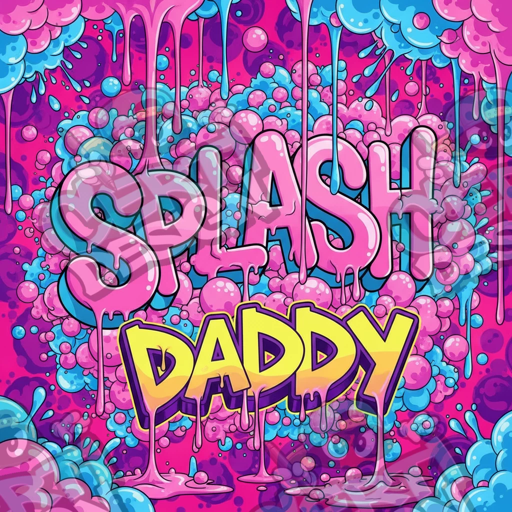 Splash Daddy Pre-Made 3.5g Square Mylar Bags