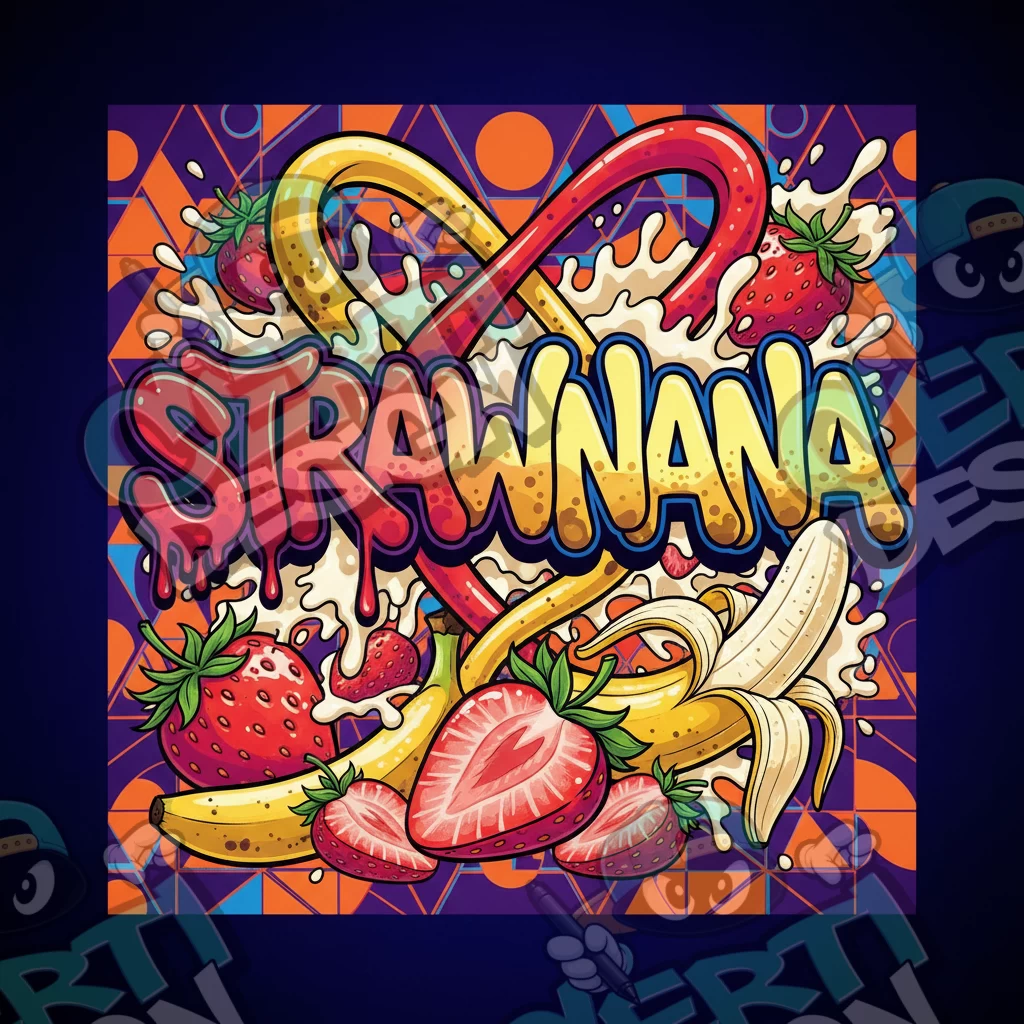 Strawnana Pre-Made 3.5g Square Mylar Bags