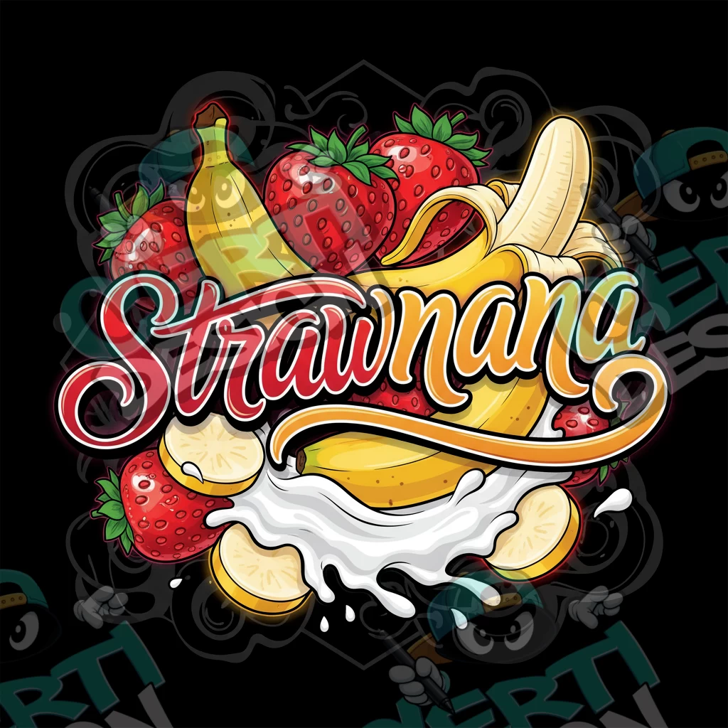 Strawnana Pre-Made 3.5g Square Mylar Bags