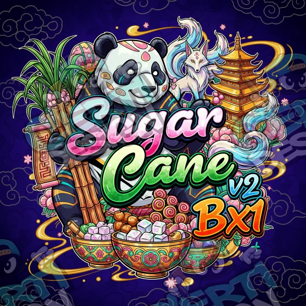Sugar Cane v Bx1 Pre-Made 3.5g Square Mylar Bags