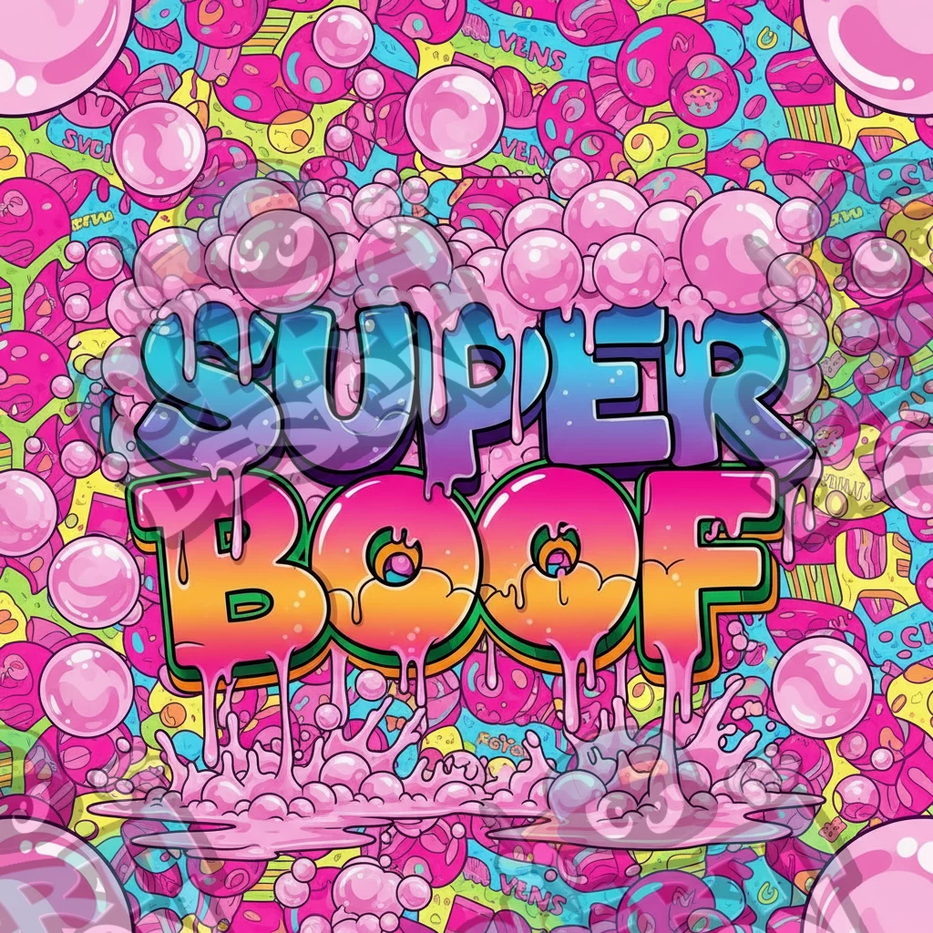 Super Boof Pre-Made 3.5g Square Mylar Bags