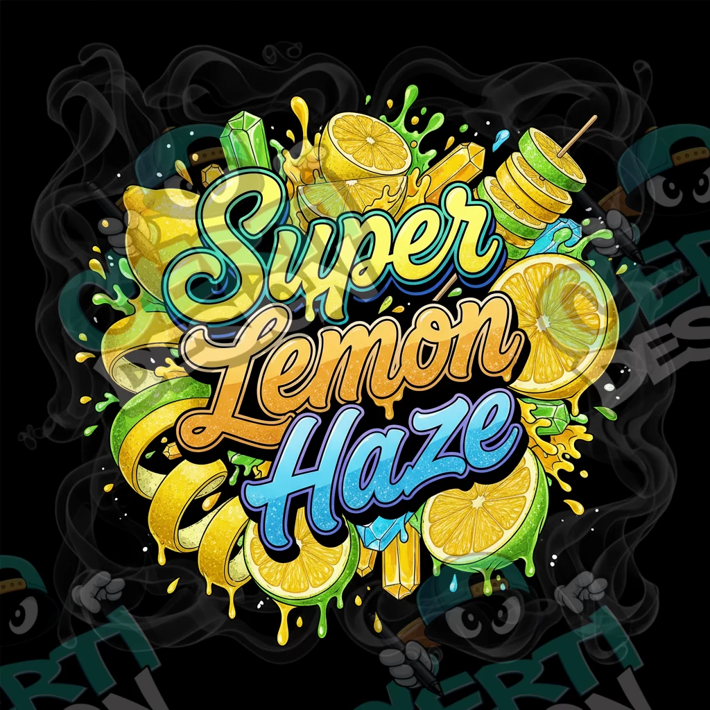 Super Lemon Haze Pre-Made 3.5g Square Mylar Bags