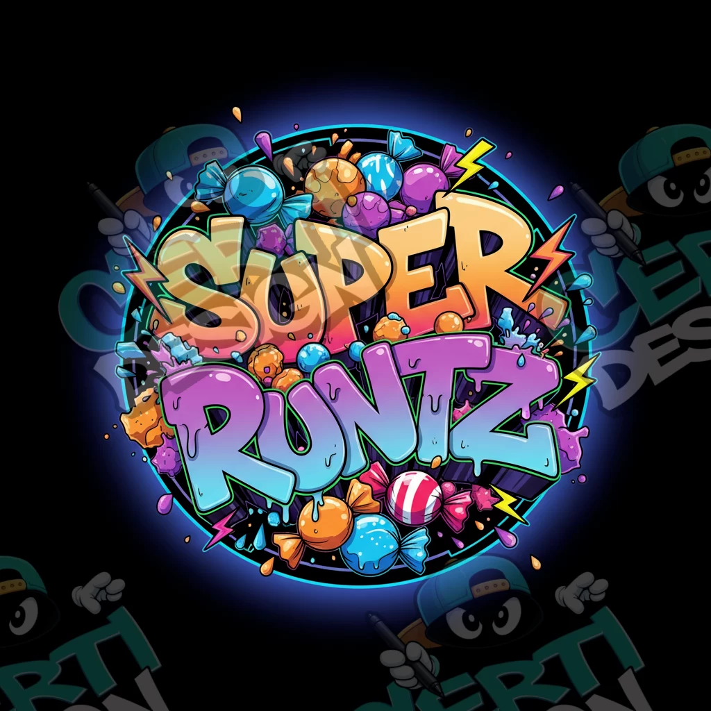 Super Runtz Pre-Made 3.5g Square Mylar Bags