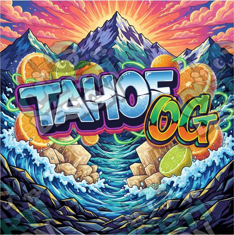 Tahoe OG Pre-Made 3.5g Square Mylar Bags