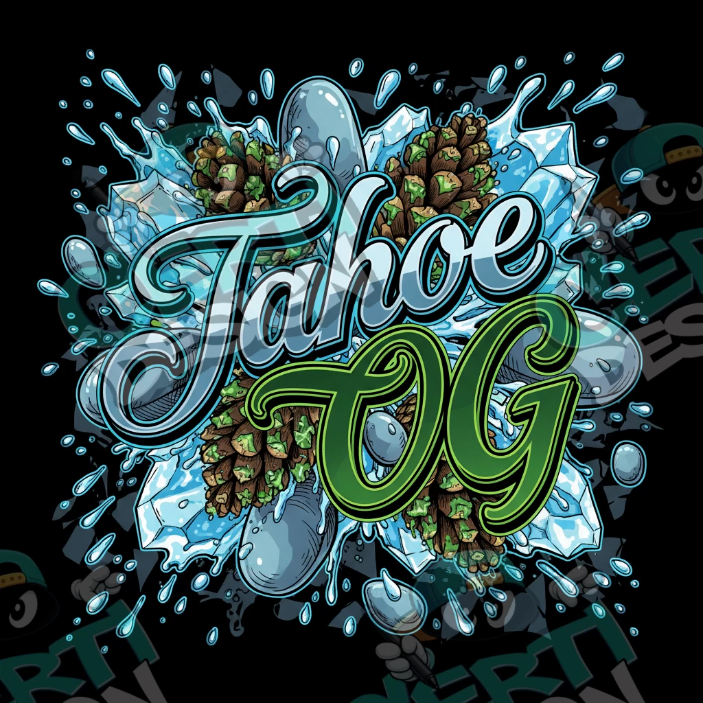 Tahoe OG Pre-Made 3.5g Square Mylar Bags