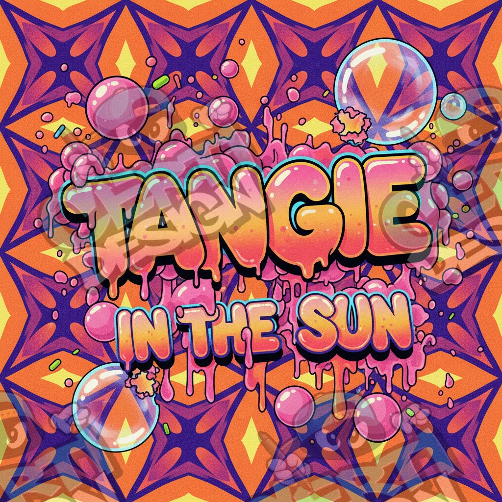 Tangie in the Sun Pre-Made 3.5g Square Mylar Bags