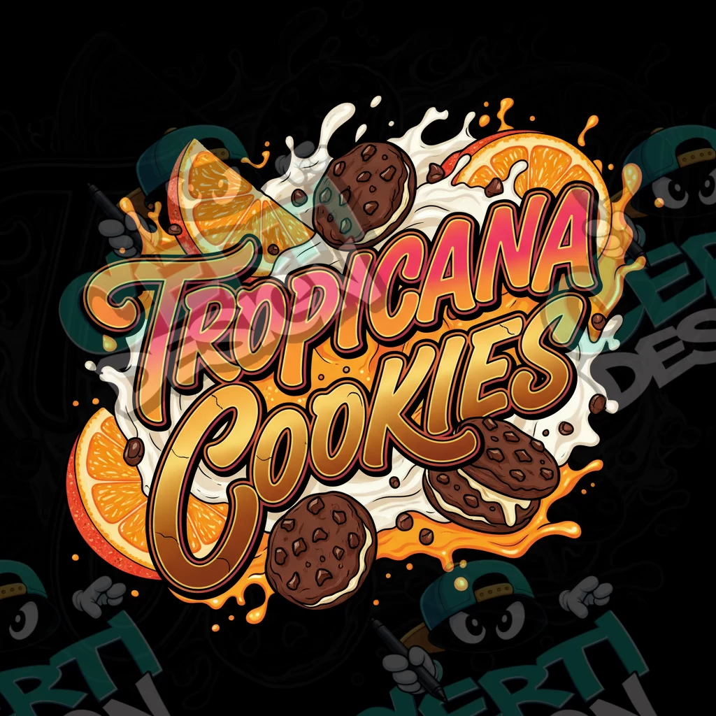 Tropicana Cookies Pre-Made 3.5g Square Mylar Bags