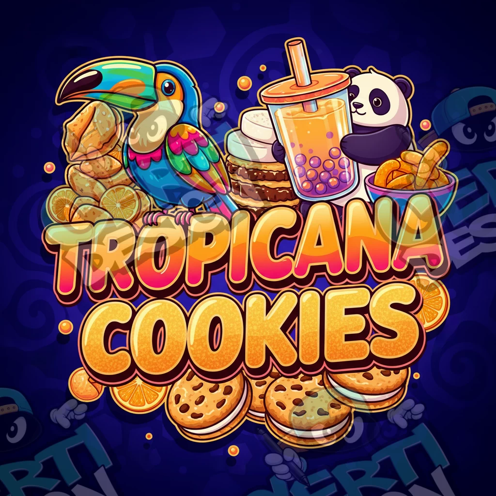 Tropicana Cookies Pre-Made 3.5g Square Mylar Bags