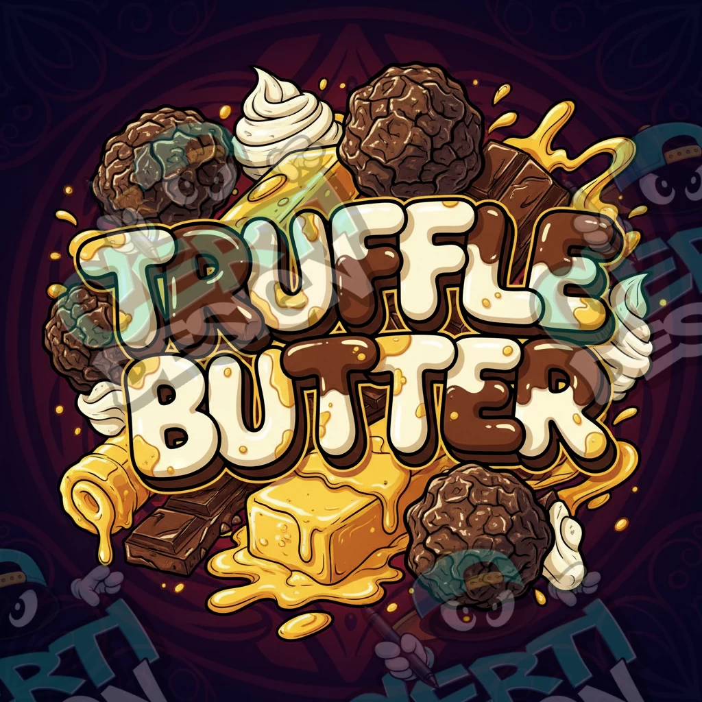 Truffle Butter Pre-Made 3.5g Square Mylar Bags