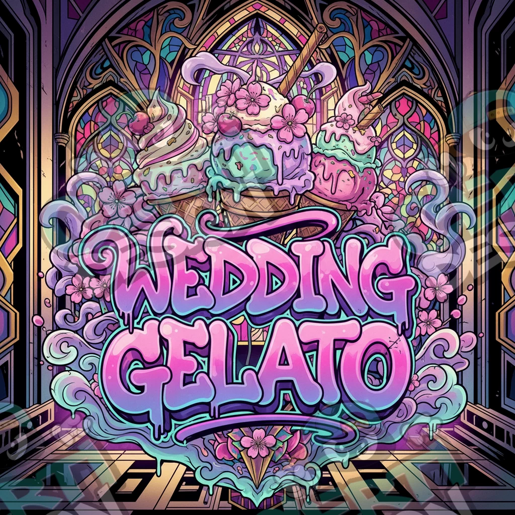 Wedding Gelato Pre-Made 3.5g Square Mylar Bags