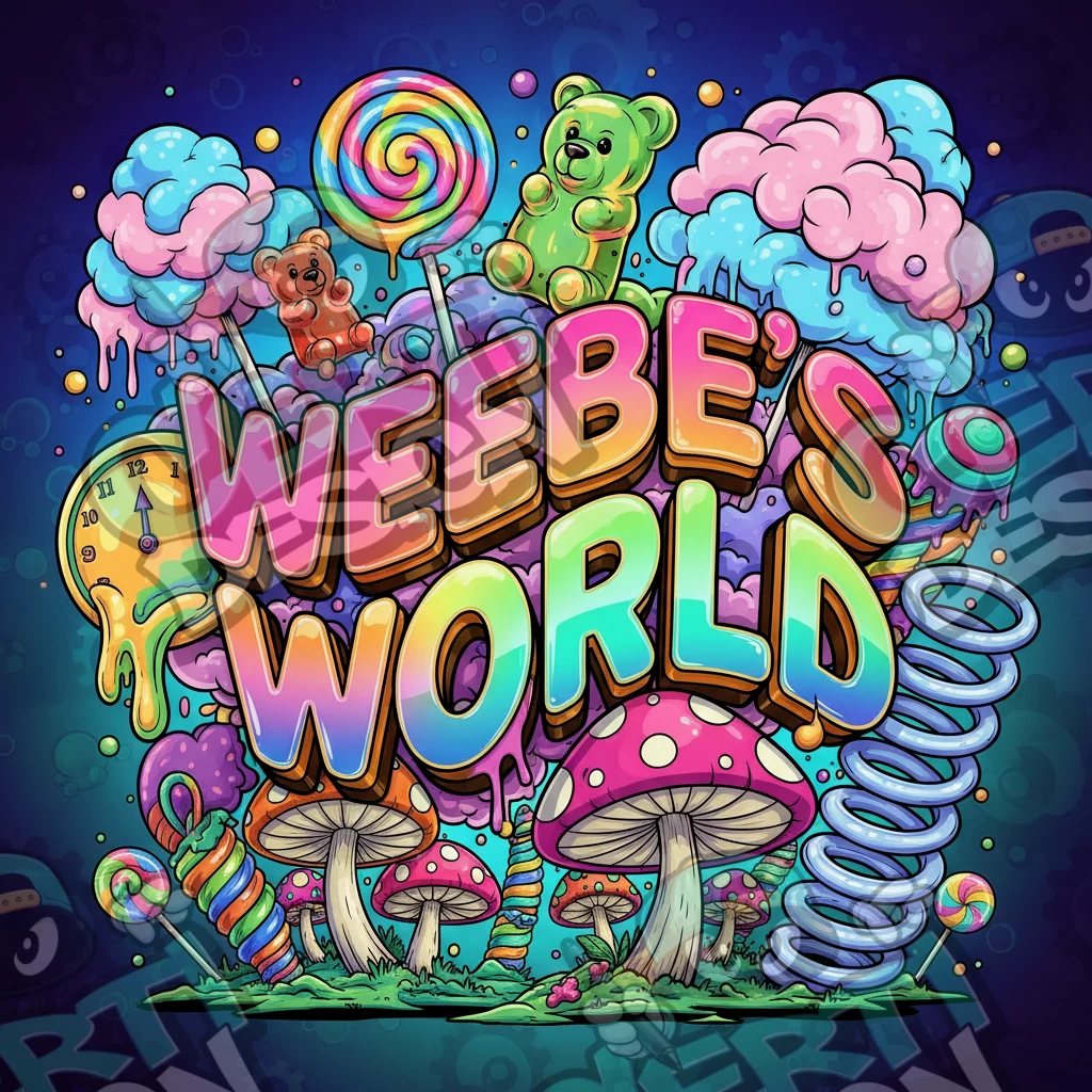 Weebe's World Pre-Made 3.5g Square Mylar Bags