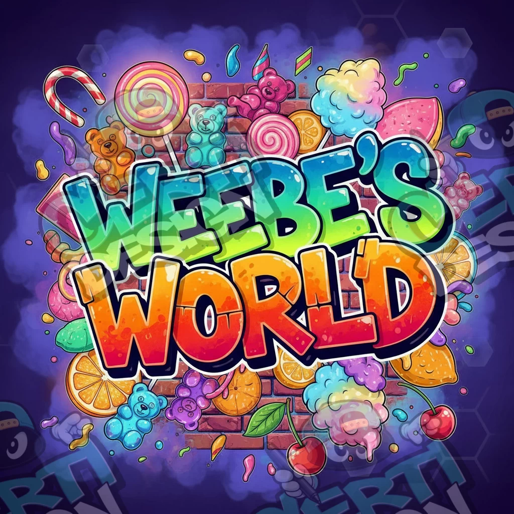 Weebe's World Pre-Made 3.5g Square Mylar Bags