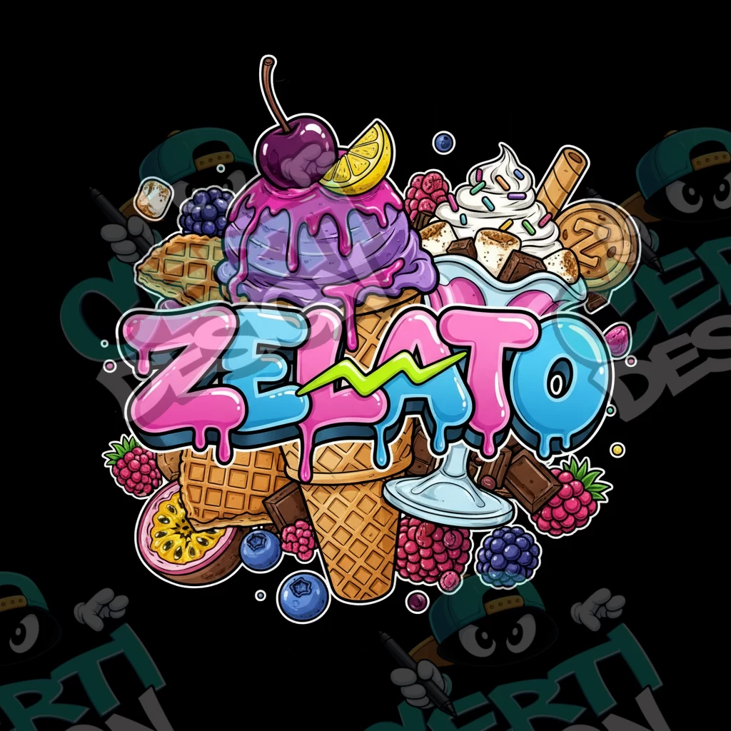 Zelato Pre-Made 3.5g Square Mylar Bags