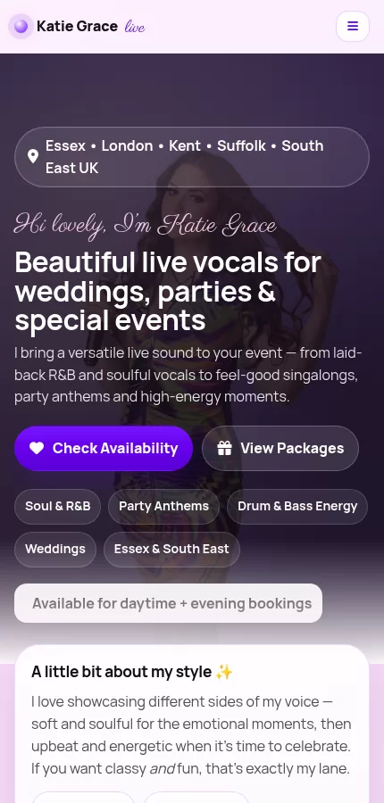 KMG Vocalist Mobile Screenshot