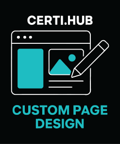 CertiHub – Custom Page Design